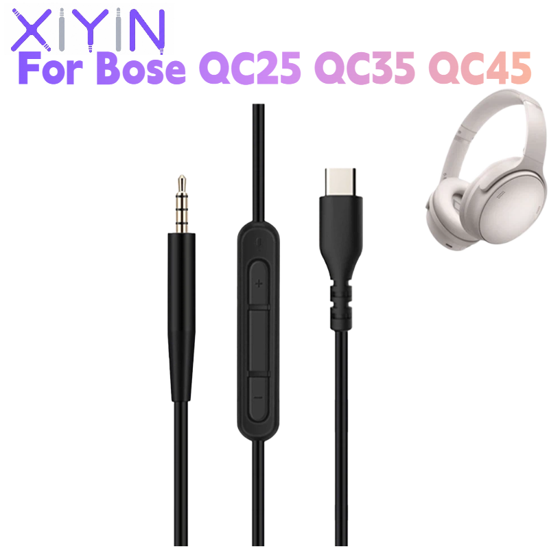 Bose Headphone Qc45 - Kabel Audio Pengganti 1.4 meter DAC