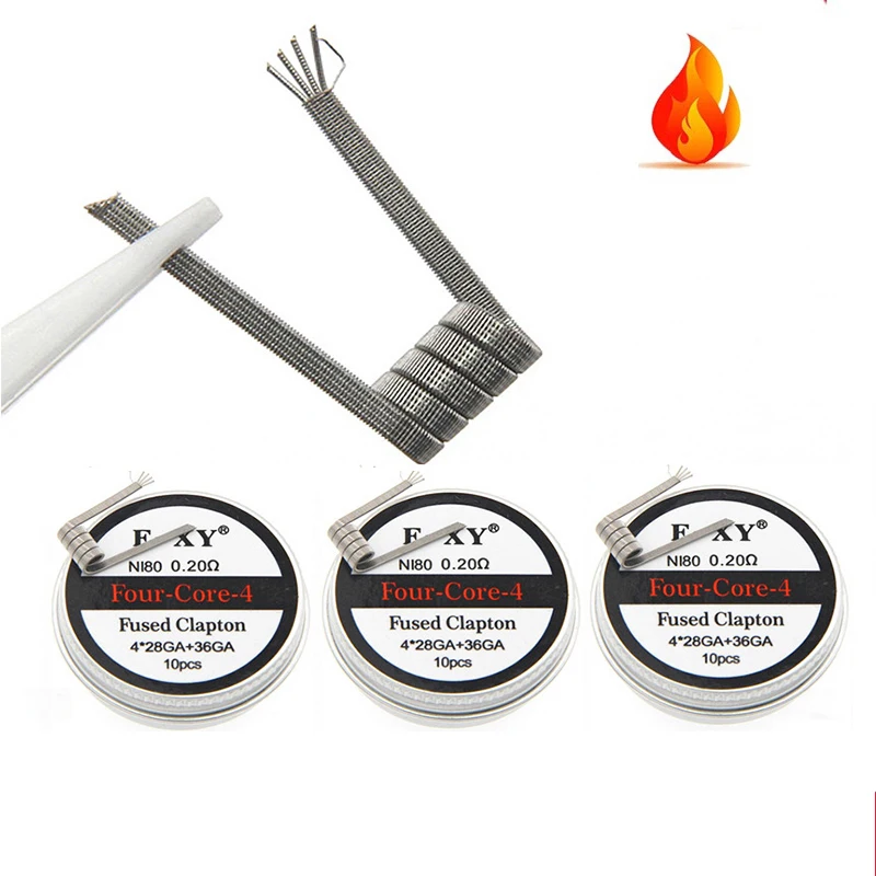 10 buah/kotak koil Prebuilt Ni - Vape Accessory ulasan dan harga
