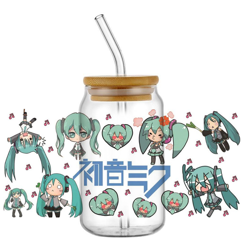 Hatsune Miku UV DTF Cup Wrap 1 - Rdta Tank Glass ulasan dan harga
