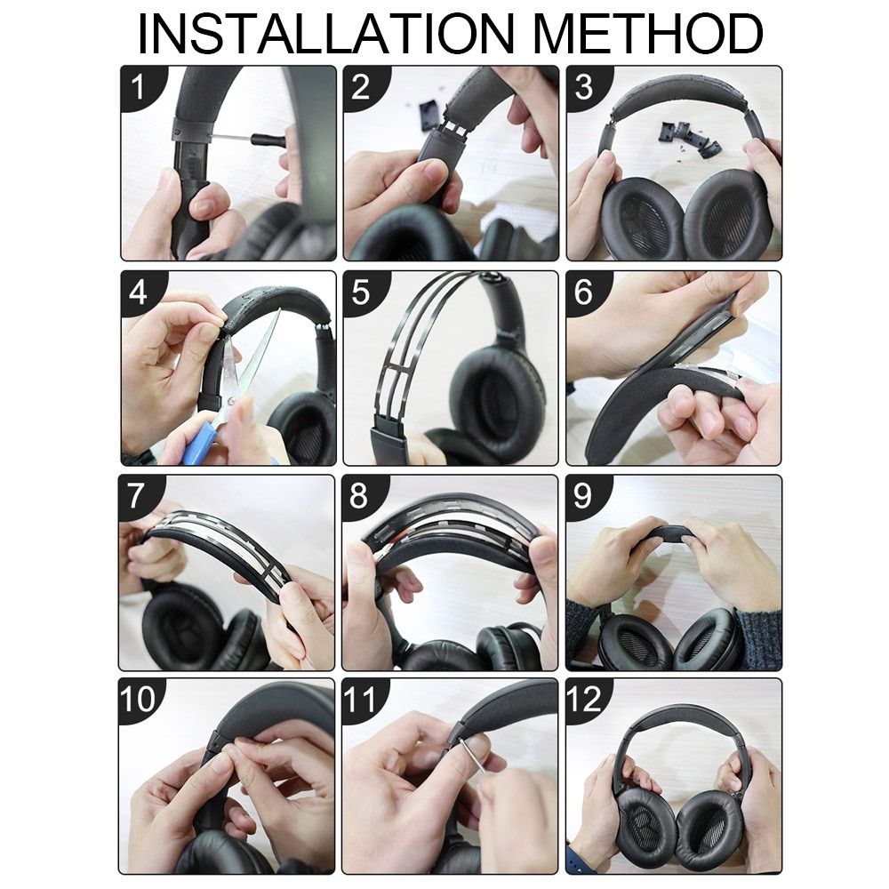 Penutup Headband silikon lembu - Bose Headphone Qc45 ulasan dan harga