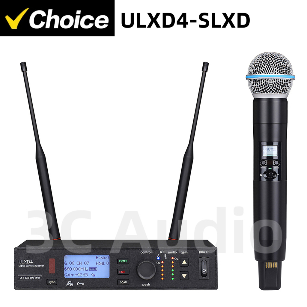 Sistem Mikrofon Nirkabel Profe - Shure Mic Sm58 ulasan dan harga