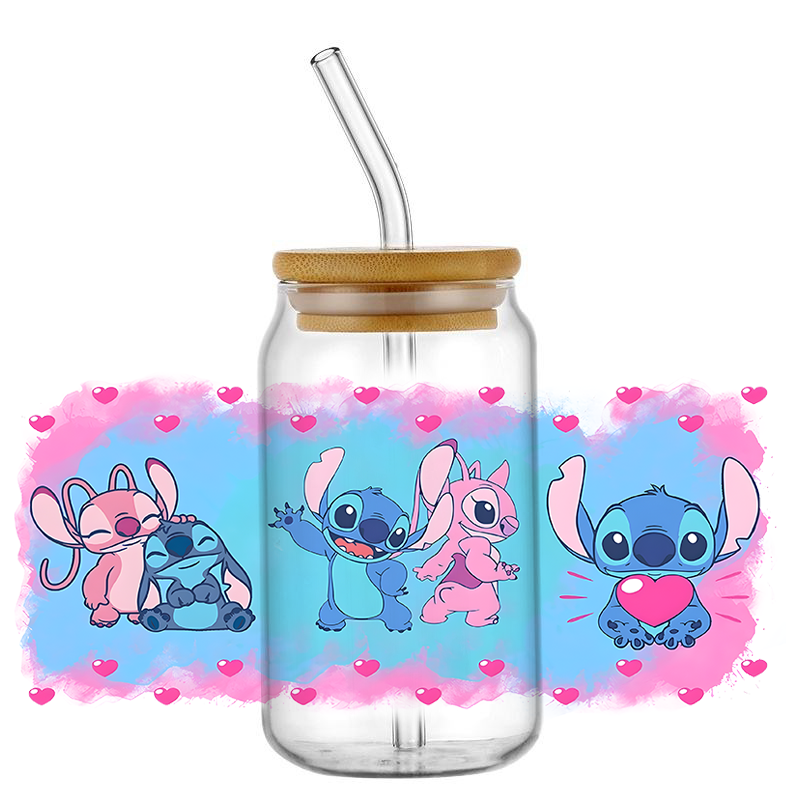 Stiker Gelas Motif Kartun LOVE - Rdta Tank Glass ulasan dan harga