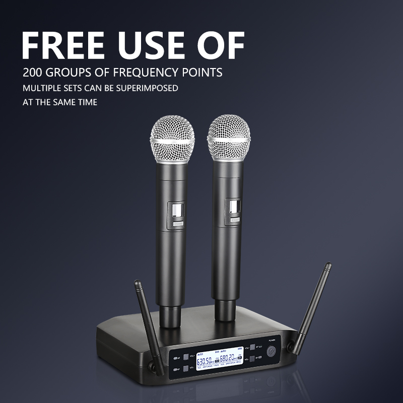 Mikrofon nirkabel genggam Dual - Shure Mic Sm58 ulasan dan harga
